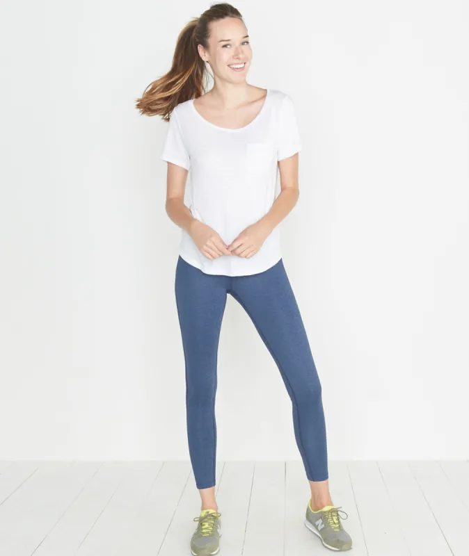 Marion Active Legging in Navy sold by Marine Layer