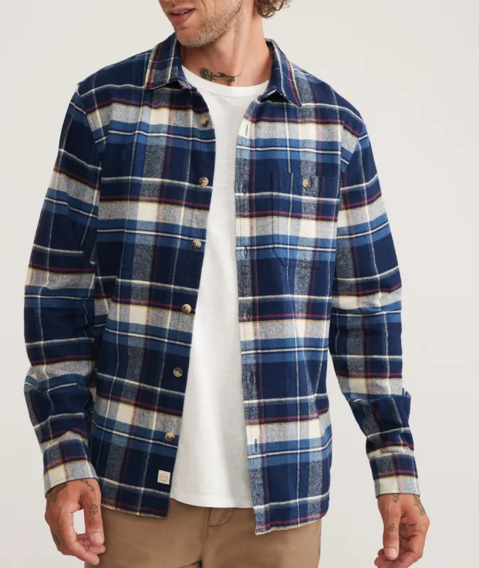Classic Flannel Shirt sold by Marine Layer