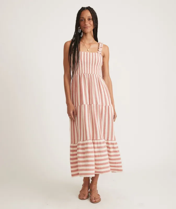 Selene Double Cloth Maxi Dress sold by Marine Layer