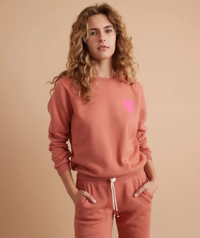 Anytime Sweatshirt in Rosewood sold by Marine Layer