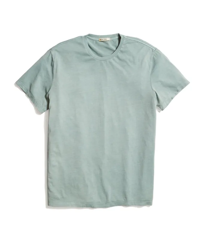 Signature Crewneck in Surf Blue sold by Marine Layer