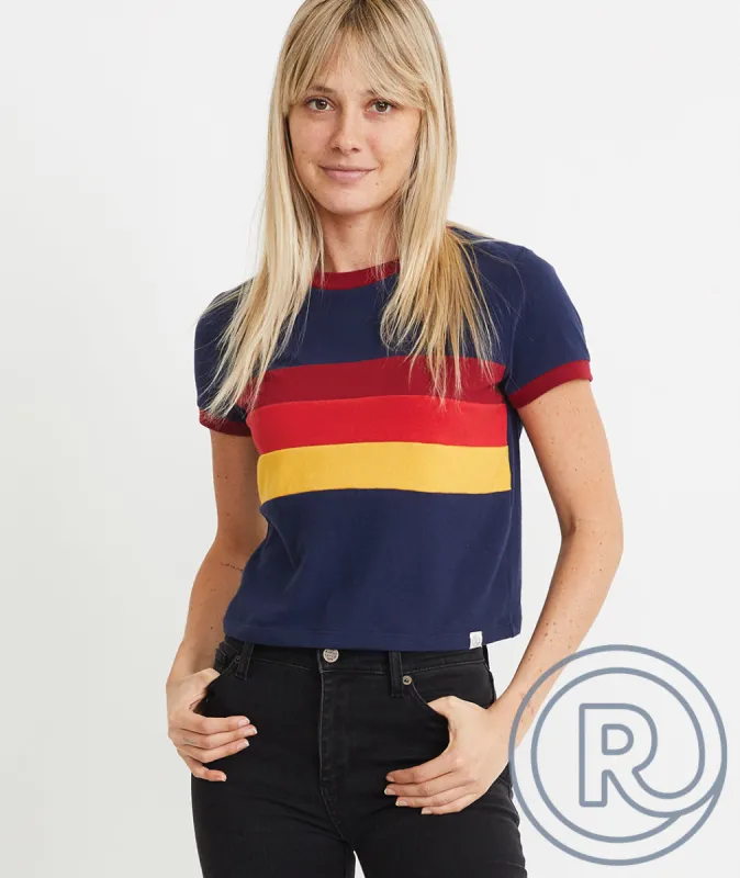Re-Spun Eames Ringer Tee sold by Marine Layer