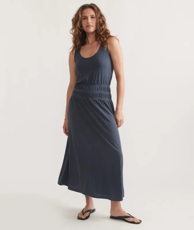 Juliet Slub Midi Dress sold by Marine Layer