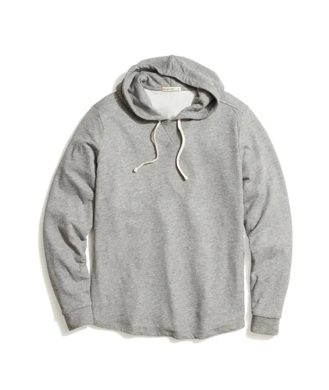 Double Knit Hoodie in Heather Grey sold by Marine Layer