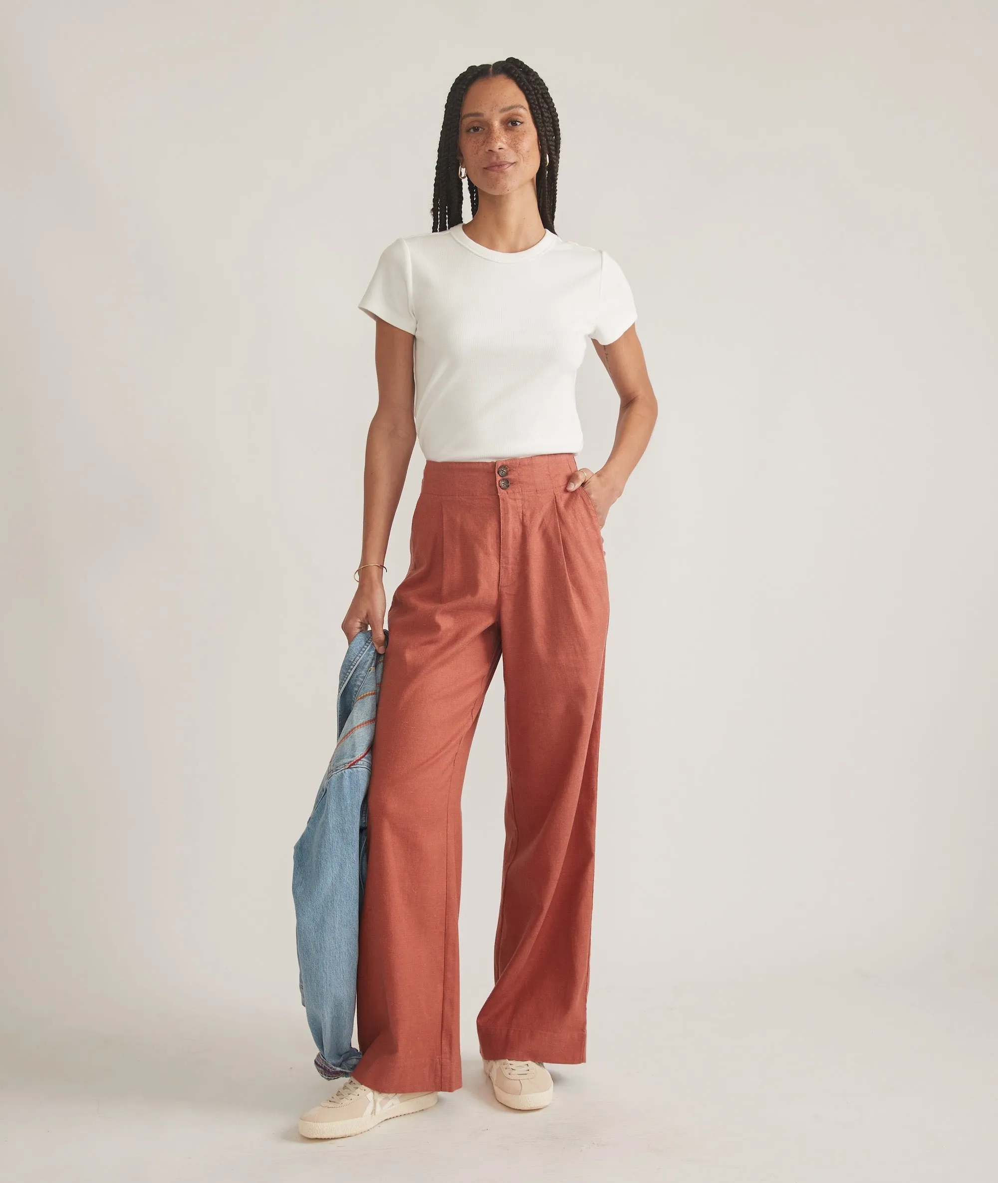 Flora High Waisted Trouser sold by Marine Layer product image thumbnail 5