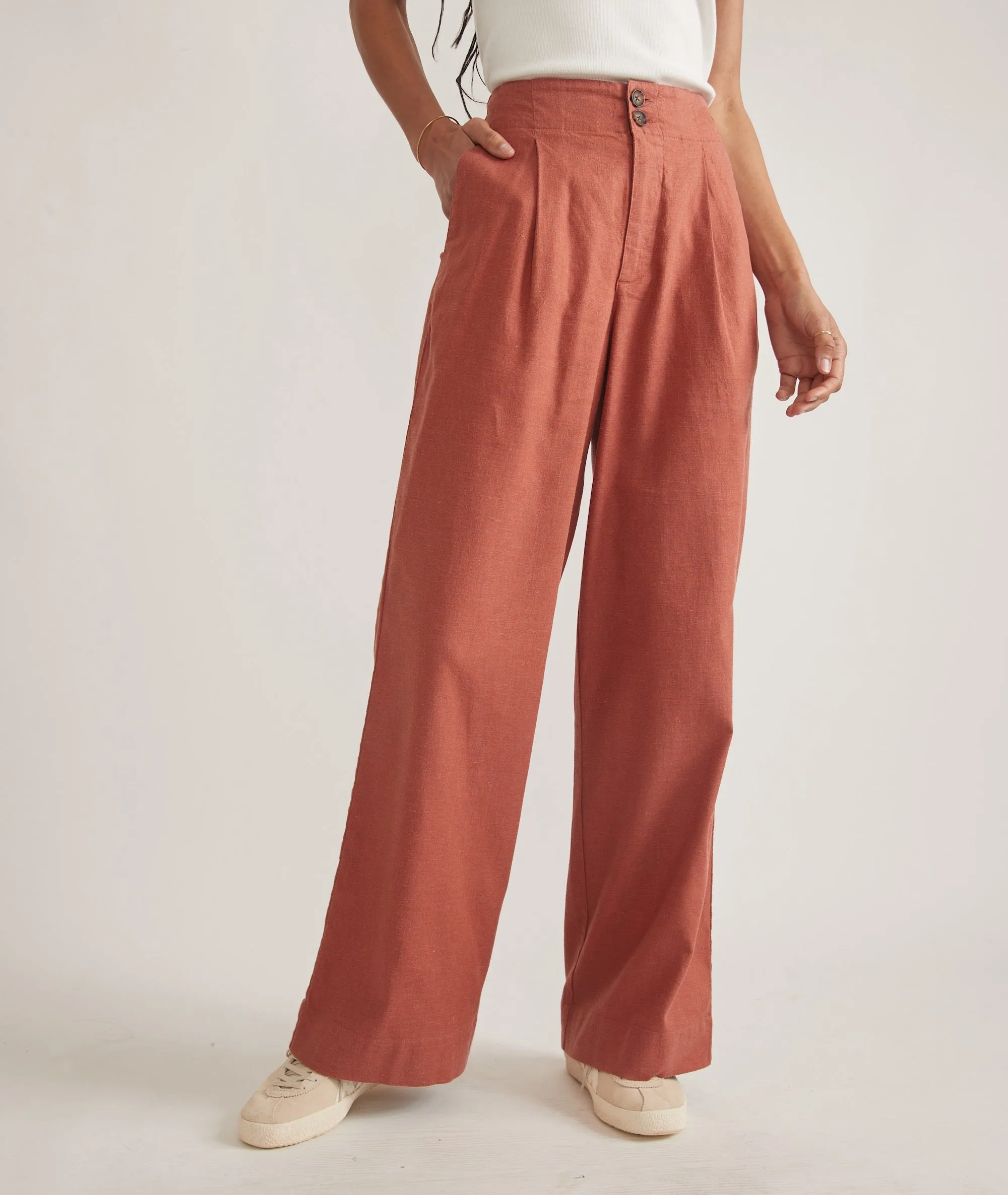 Flora High Waisted Trouser sold by Marine Layer product image thumbnail 3