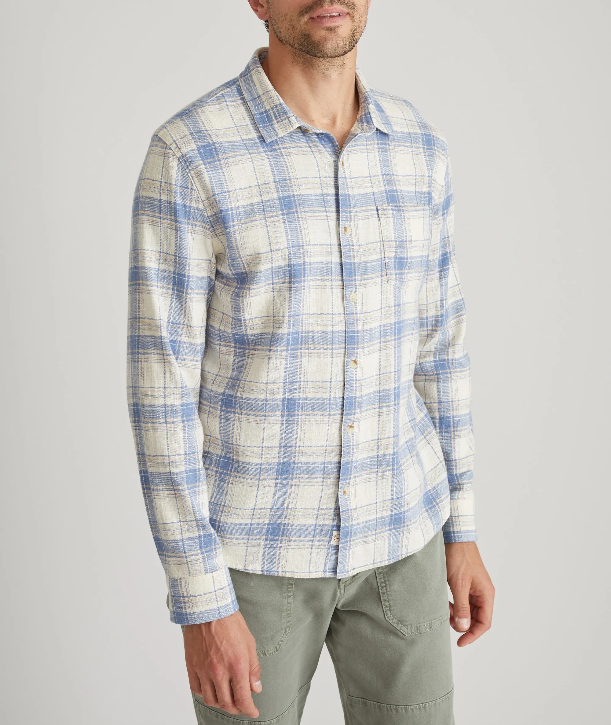 Stretch Selvage Long Sleeve Shirt sold by Marine Layer product image thumbnail 5