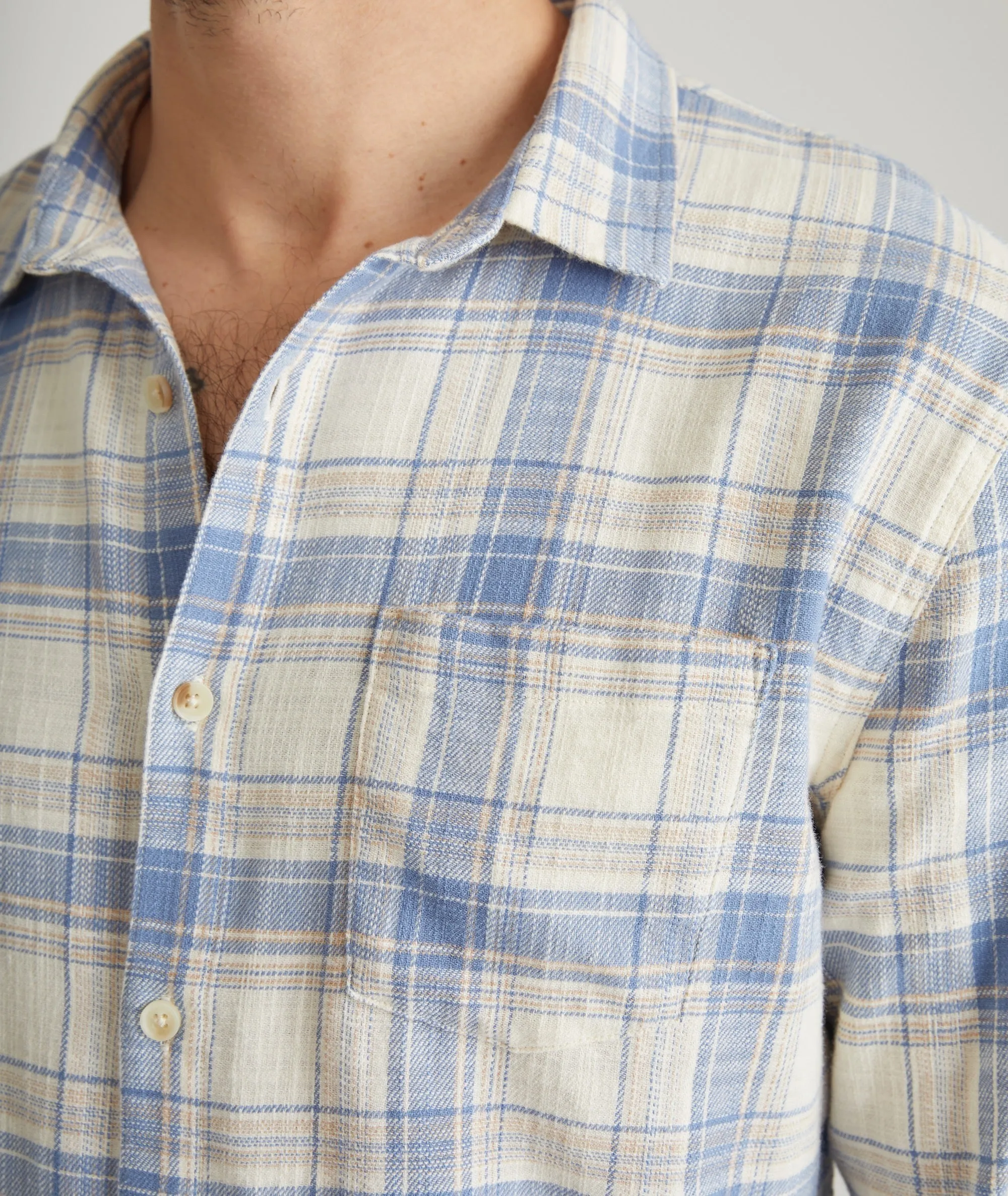 Stretch Selvage Long Sleeve Shirt sold by Marine Layer product image thumbnail 2