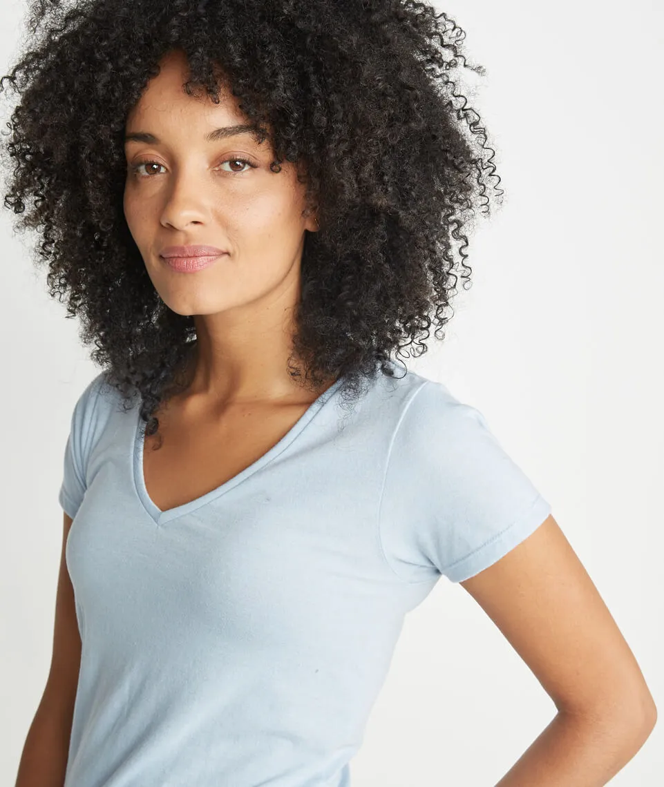 V-Neck in Carolina Blue sold by Marine Layer product image thumbnail 4
