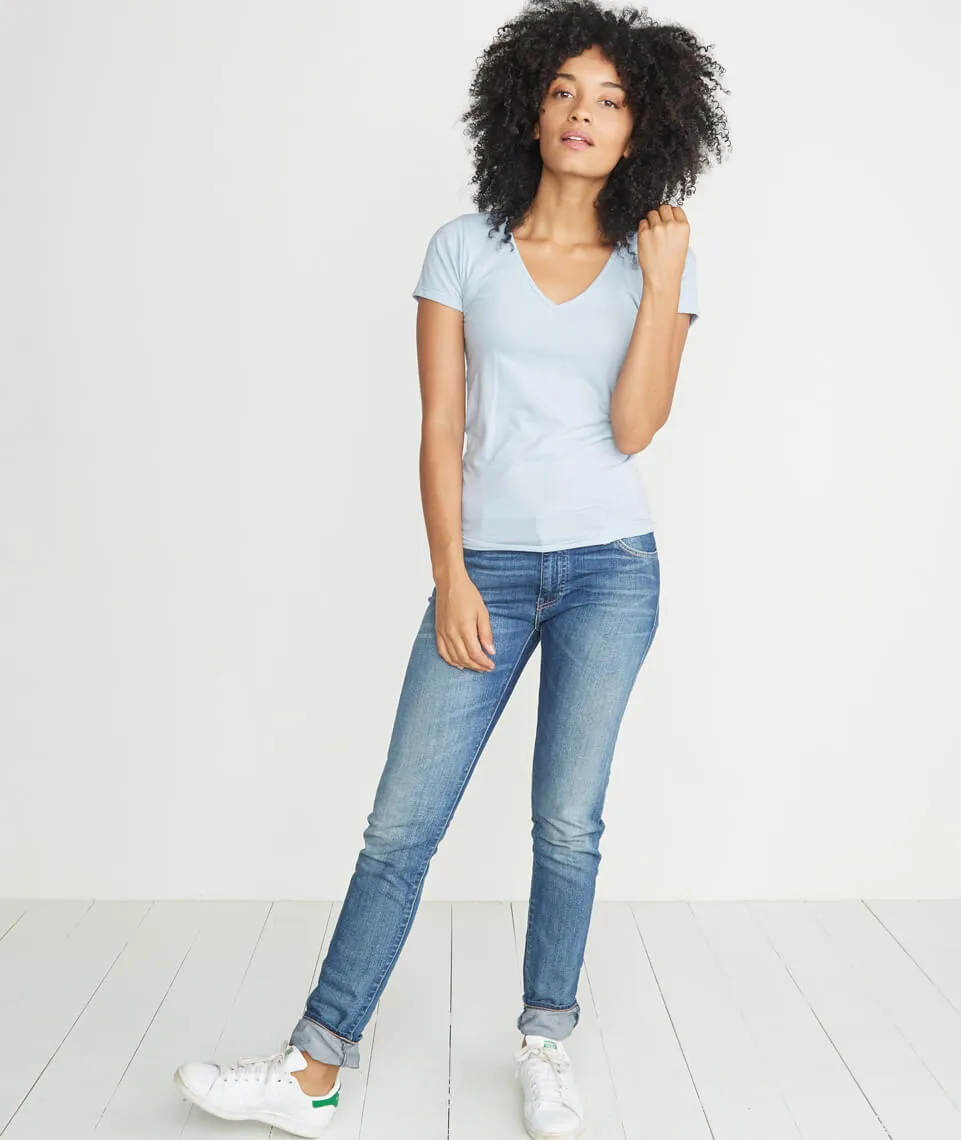 V-Neck in Carolina Blue sold by Marine Layer product image thumbnail 3