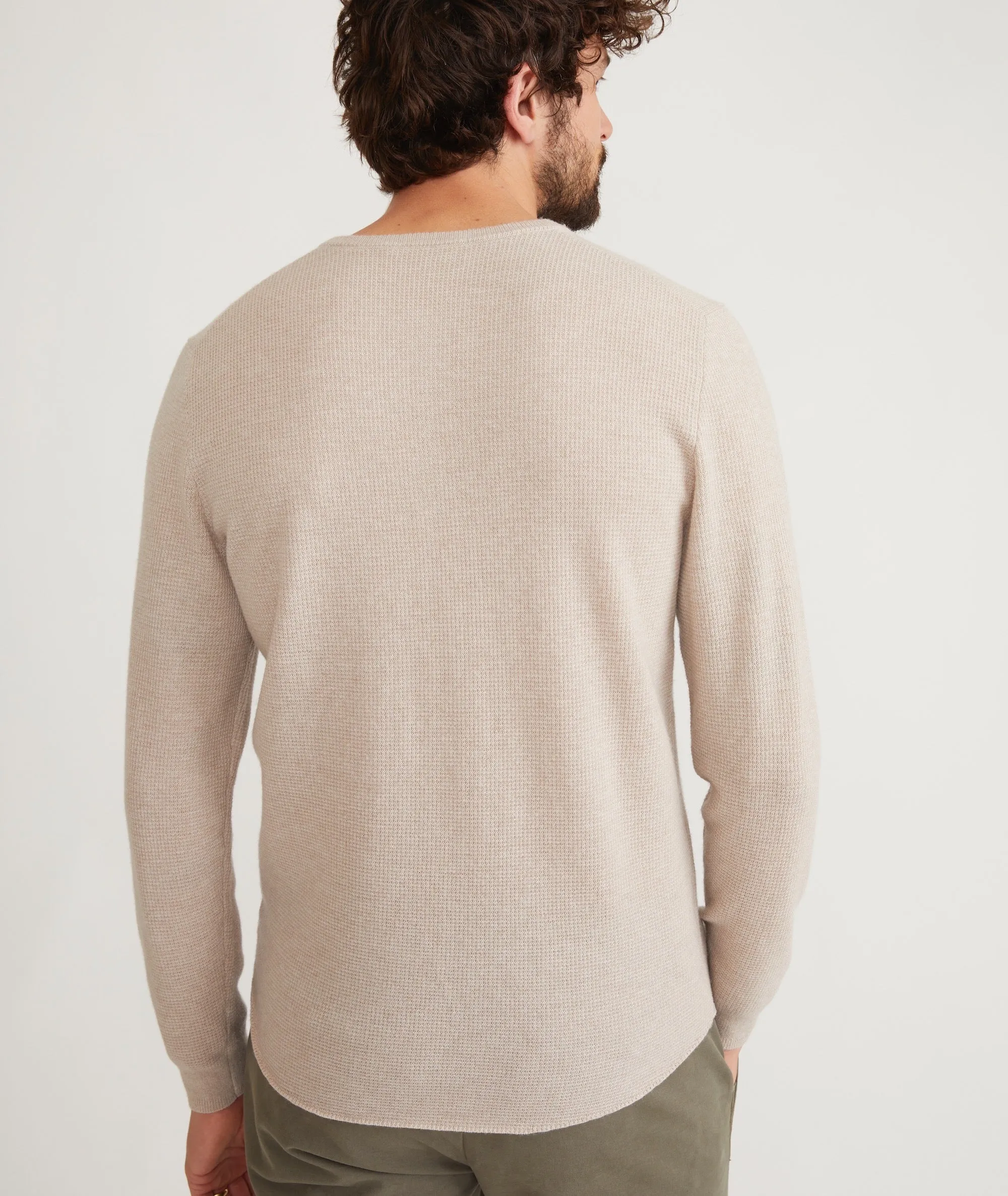 Merino Blend Sweater Henley sold by Marine Layer product image thumbnail 5