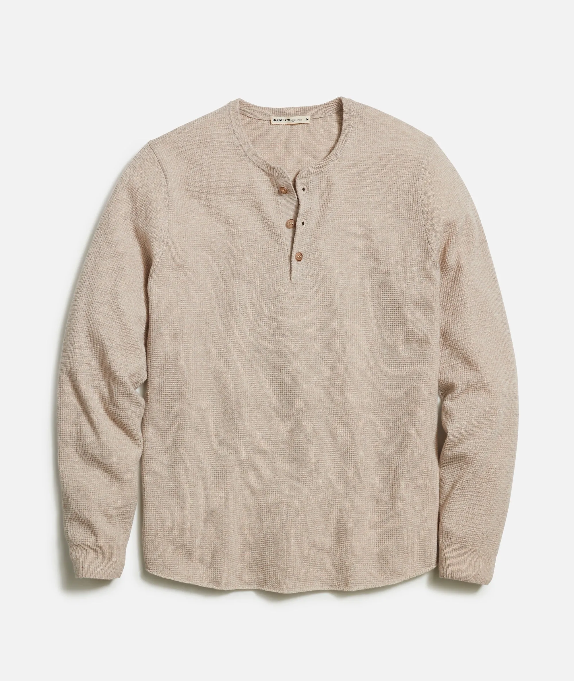 Merino Blend Sweater Henley sold by Marine Layer