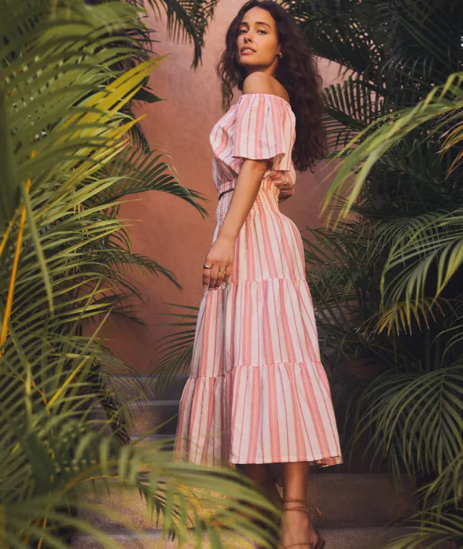 Corinne Textured Maxi Skirt sold by Marine Layer