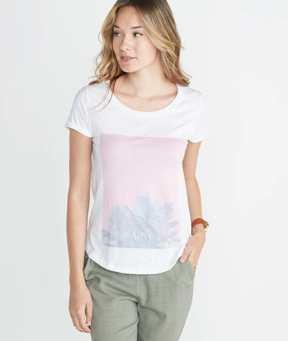 Palm Printed Boyfriend Tee sold by Marine Layer product image thumbnail 3