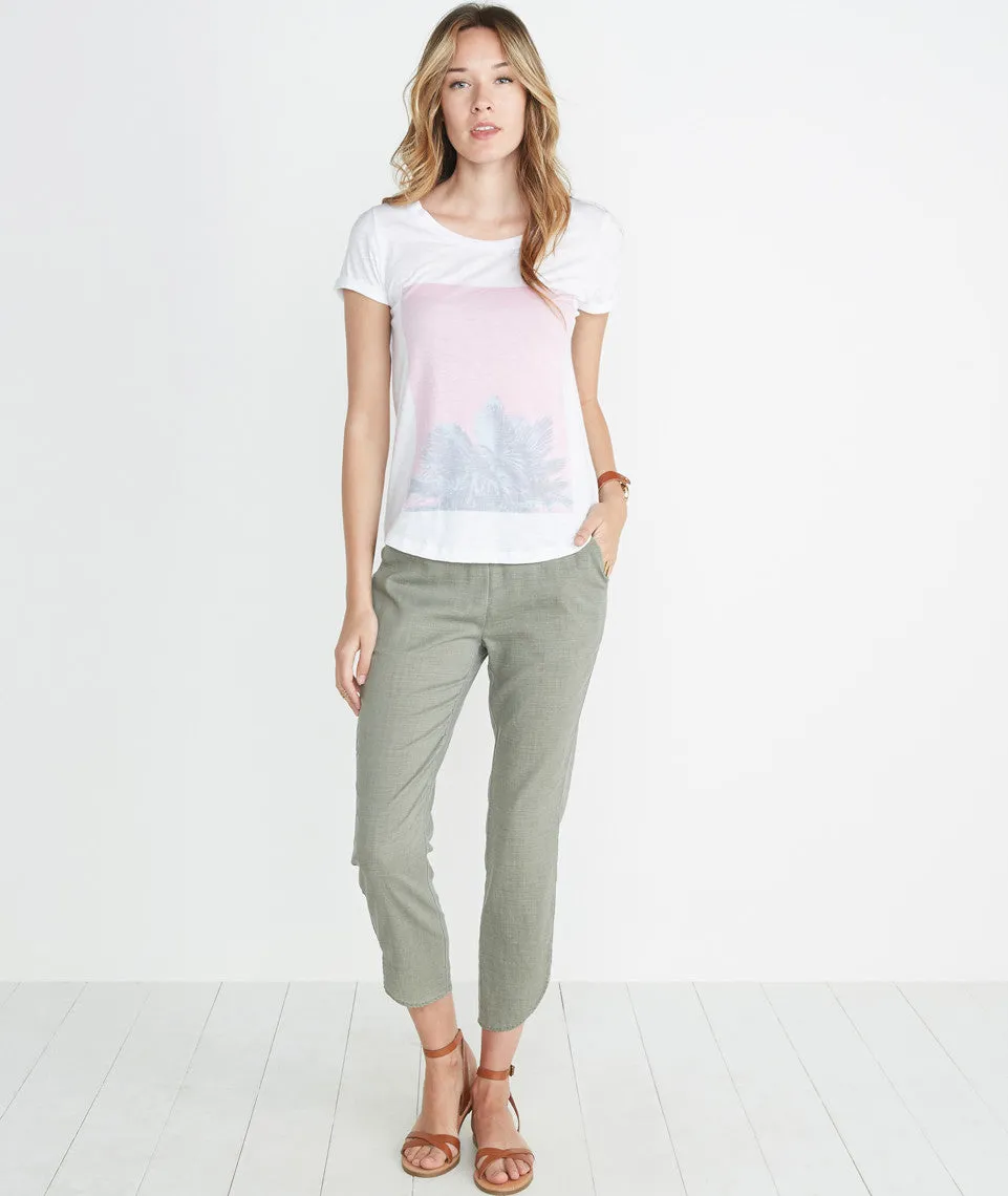 Palm Printed Boyfriend Tee sold by Marine Layer product image thumbnail 4