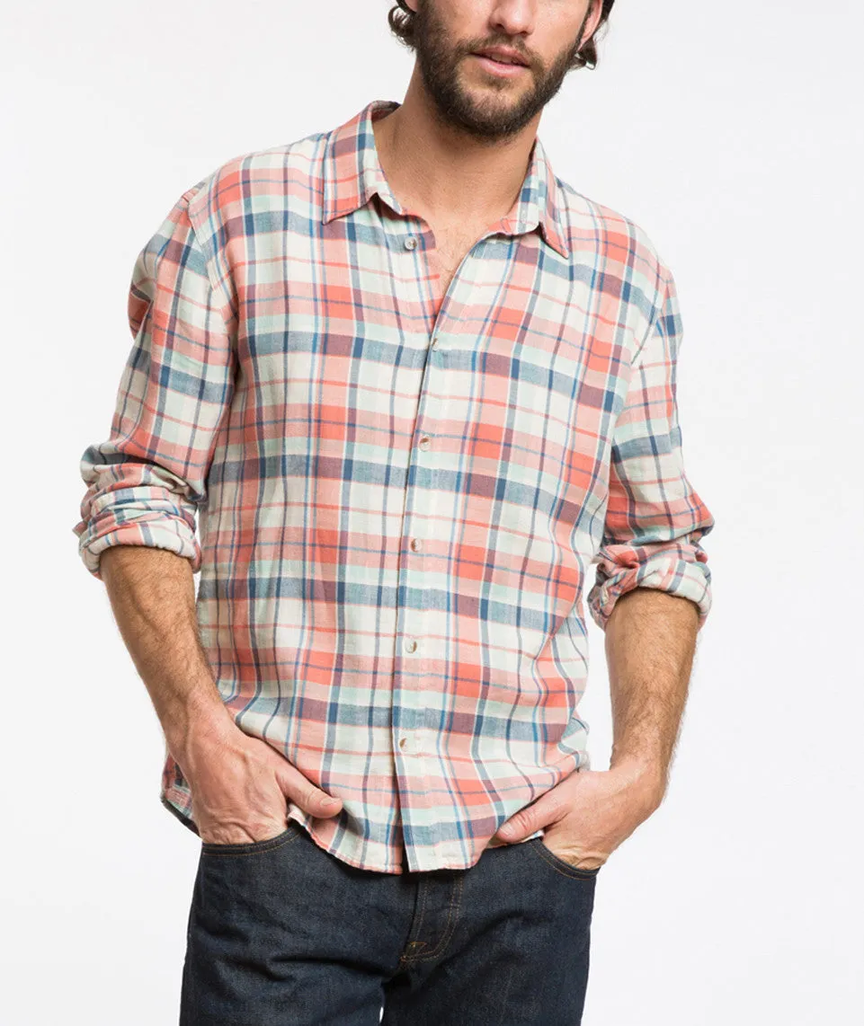 Sol Plaid Button Down sold by Marine Layer