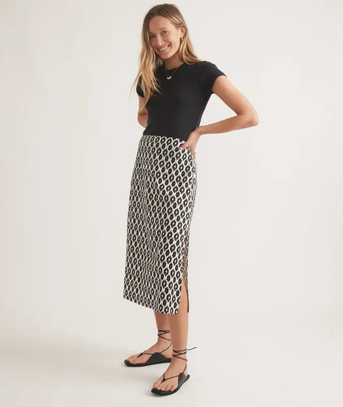 Ryan Slip Midi Skirt sold by Marine Layer