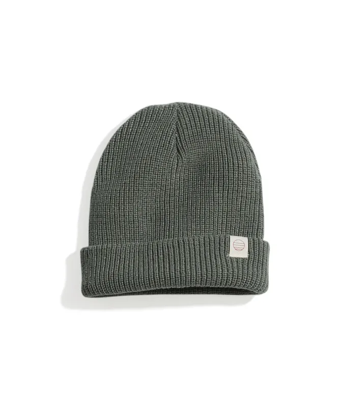 Tahoe Beanie in Agave Green sold by Marine Layer