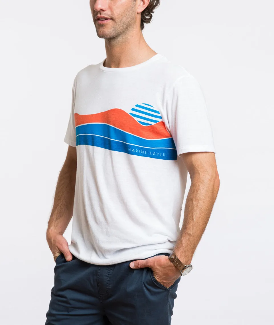 Cali Vibes Graphic Tee sold by Marine Layer product image thumbnail 3