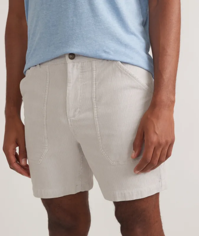 Maya Cashmere Swing Crewneck Sweater in Neutral Stripe sold by Marine Layer