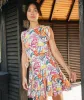 Laney Mini Dress in Tropical Floral sold by Marine Layer