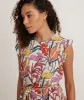 Laney Mini Dress in Tropical Floral sold by Marine Layer