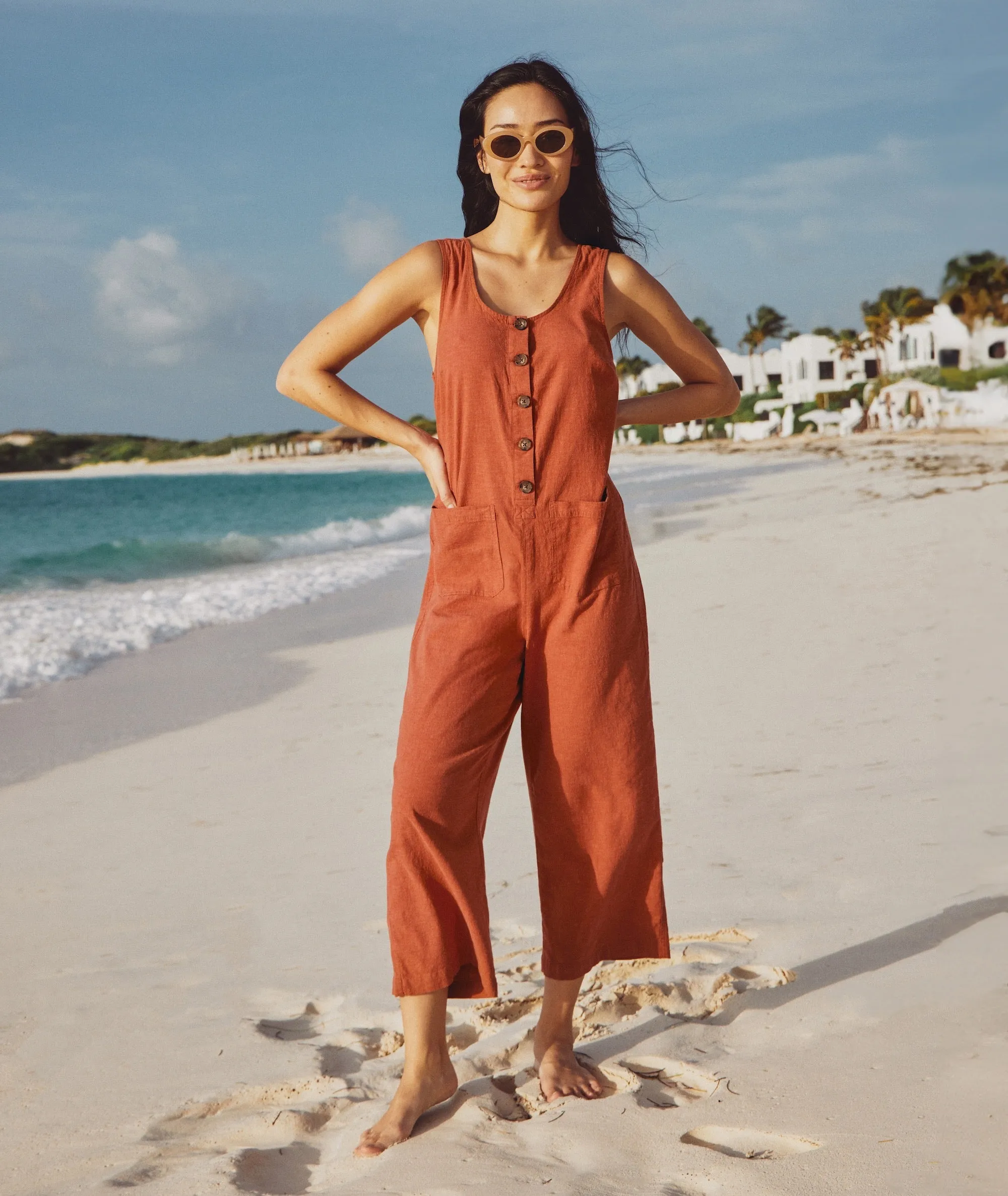 Sydney Beach Jumpsuit sold by Marine Layer product image thumbnail 4