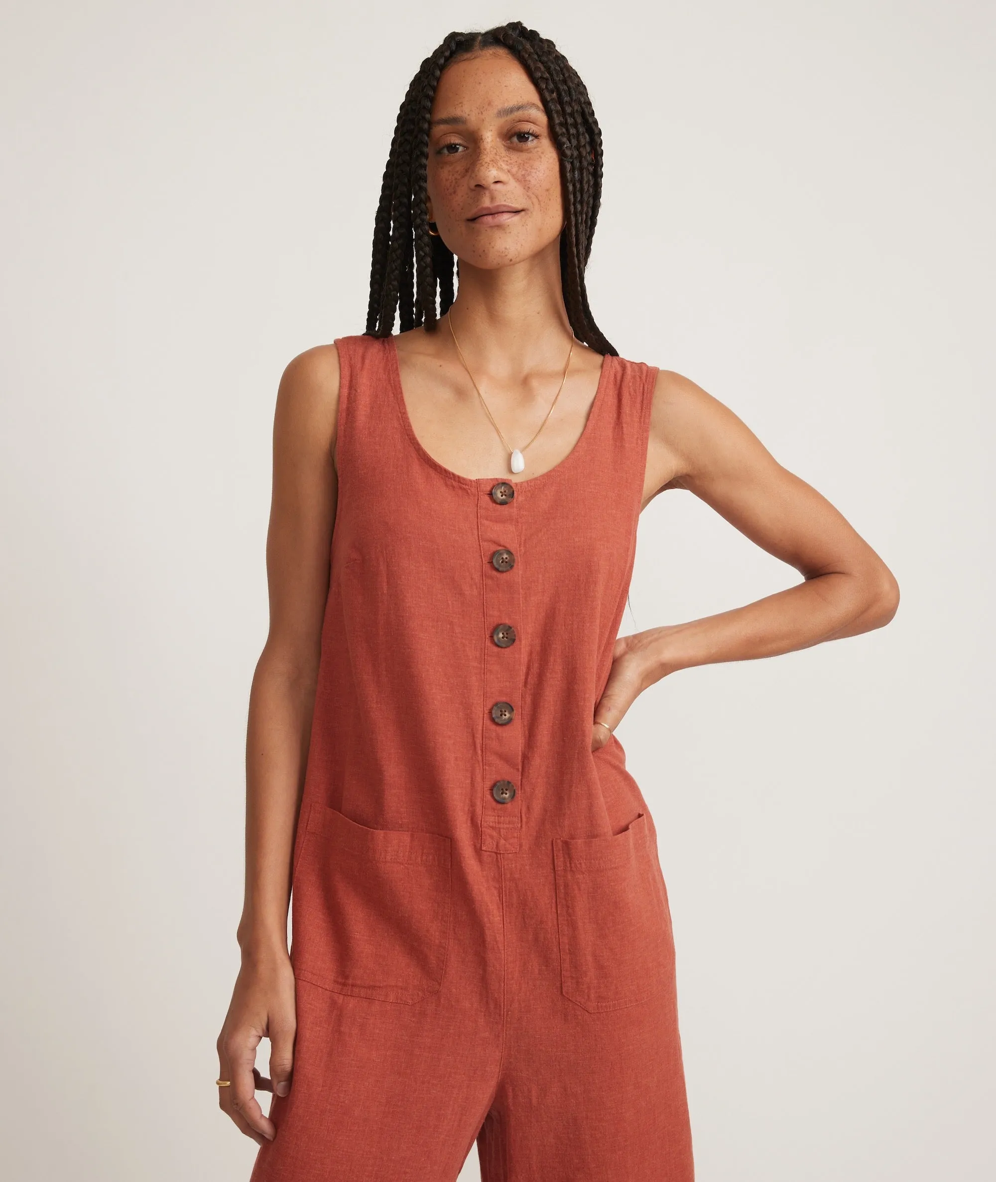 Sydney Beach Jumpsuit sold by Marine Layer product image thumbnail 3