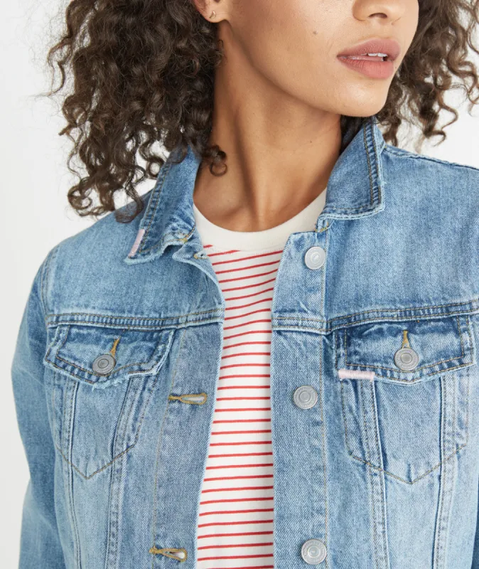 Kate Denim Jacket sold by Marine Layer