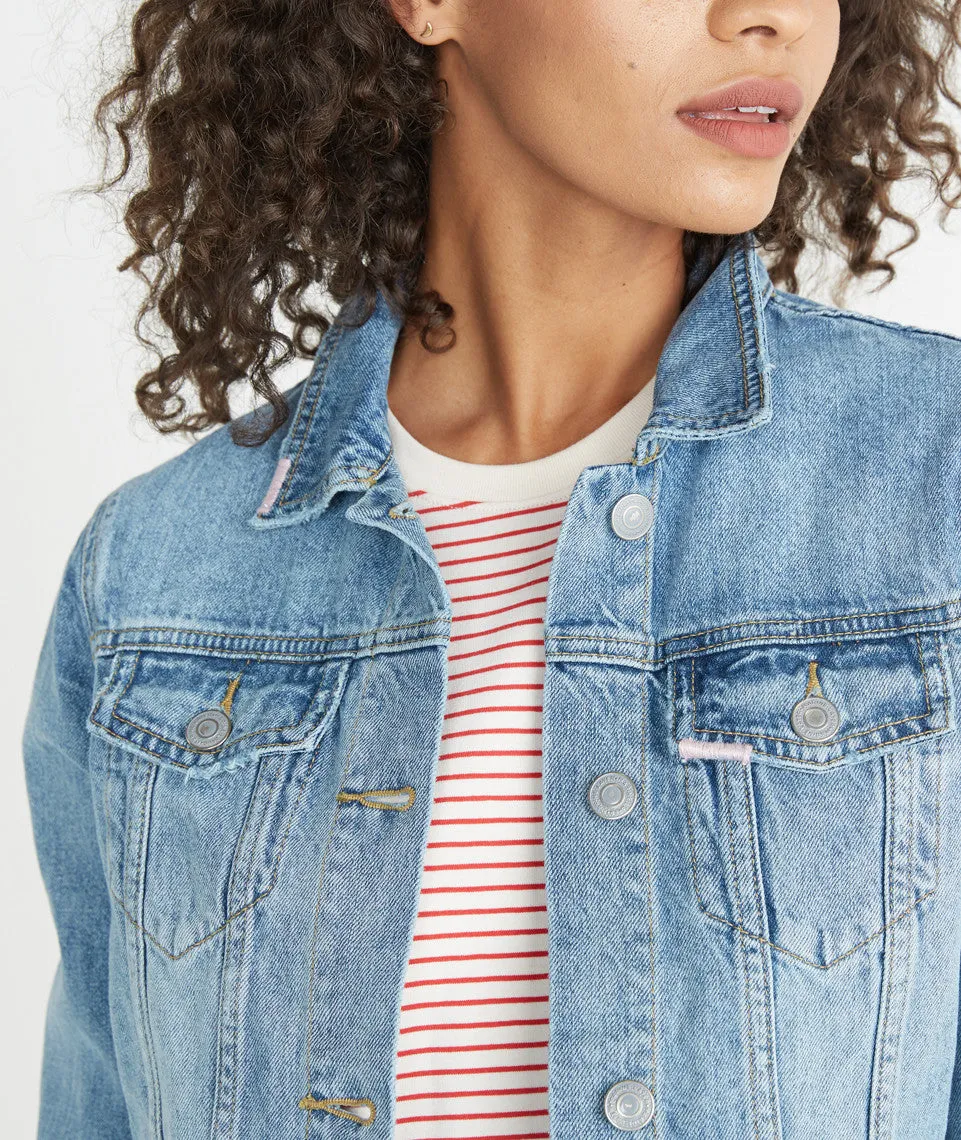 Kate Denim Jacket sold by Marine Layer