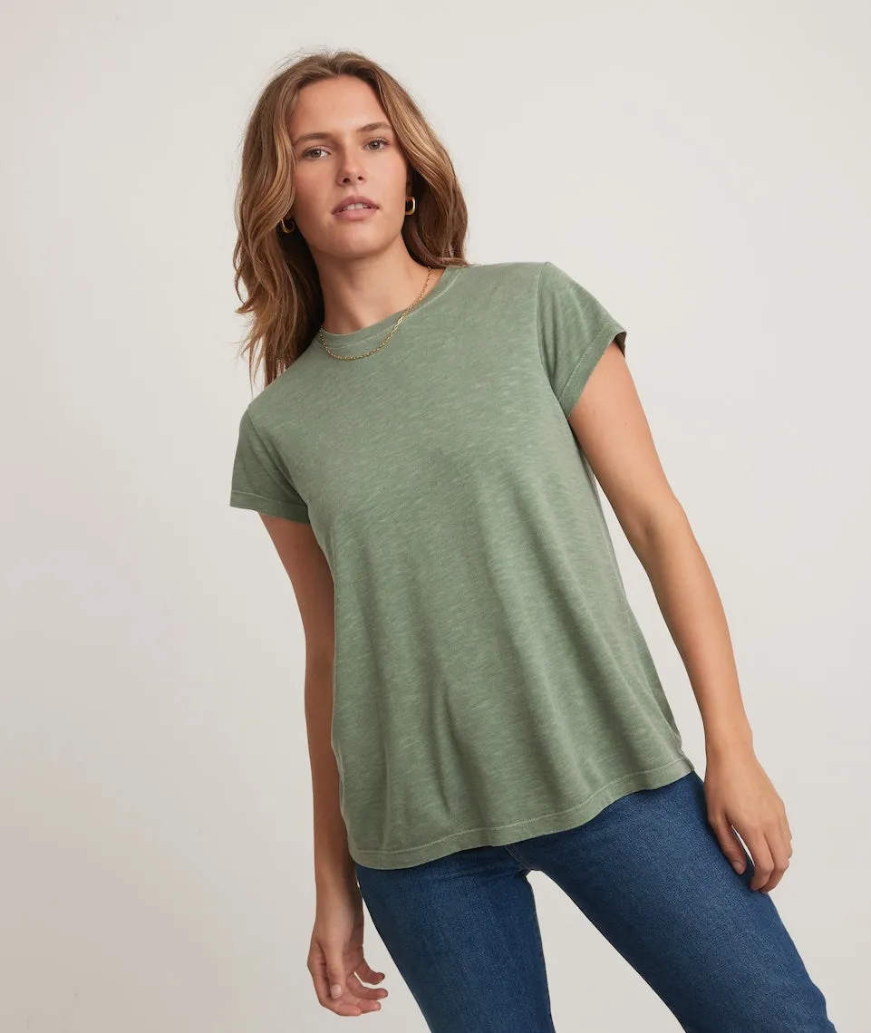 Swing Crew Tee in Garden Green sold by Marine Layer product image thumbnail 2
