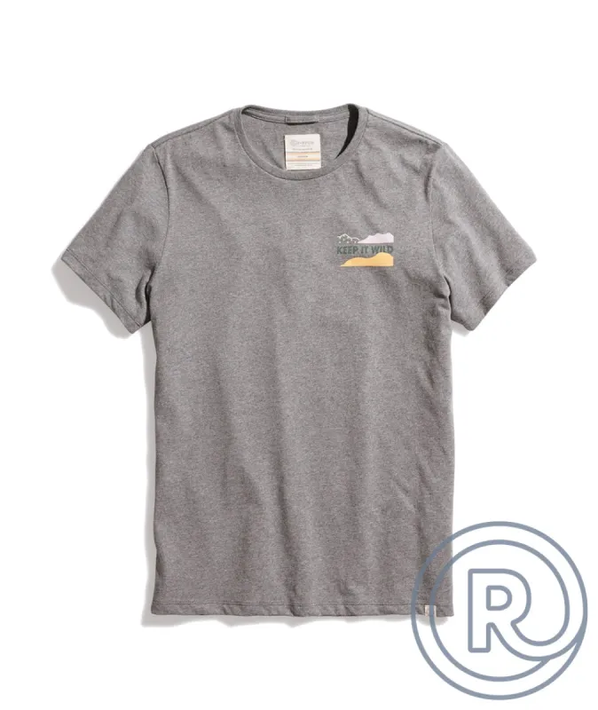 Re-Spun Sierra Club Giving Tee in Heather Grey sold by Marine Layer