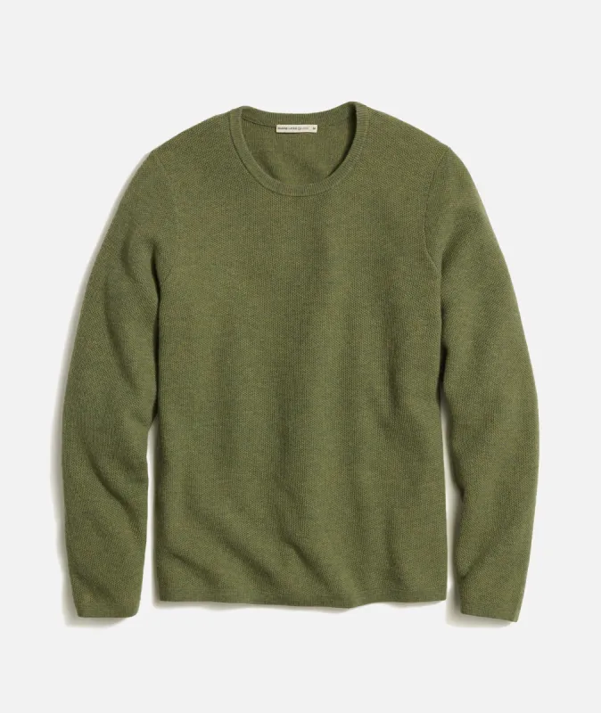 Long Sleeve Merino Blend Sweater Tee sold by Marine Layer