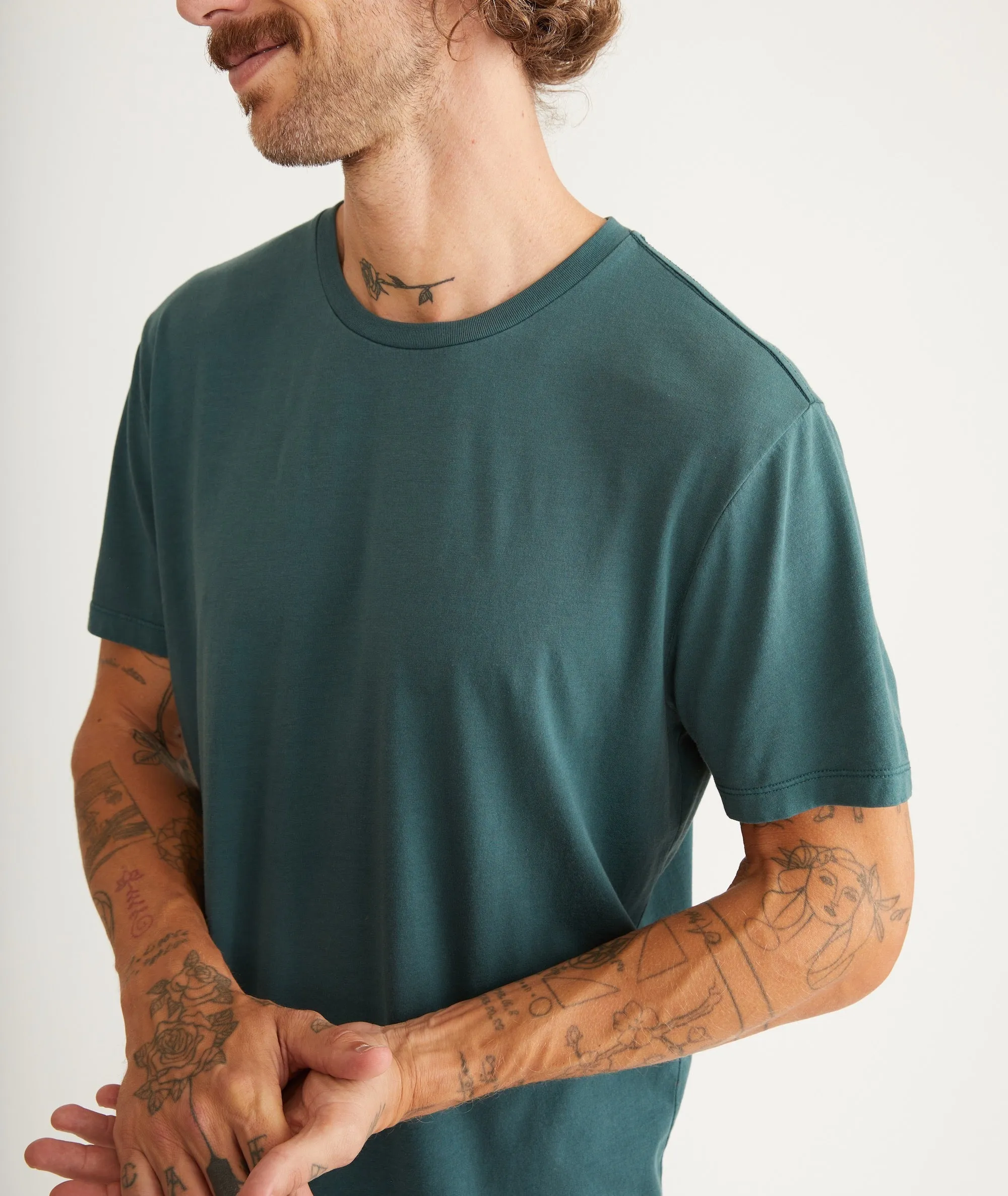 Signature Crew Tee sold by Marine Layer product image thumbnail 3