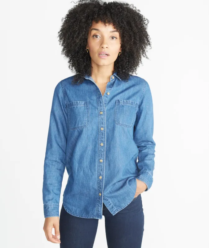 Adler Denim Button Down sold by Marine Layer