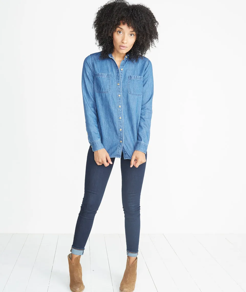 Adler Denim Button Down sold by Marine Layer product image thumbnail 4