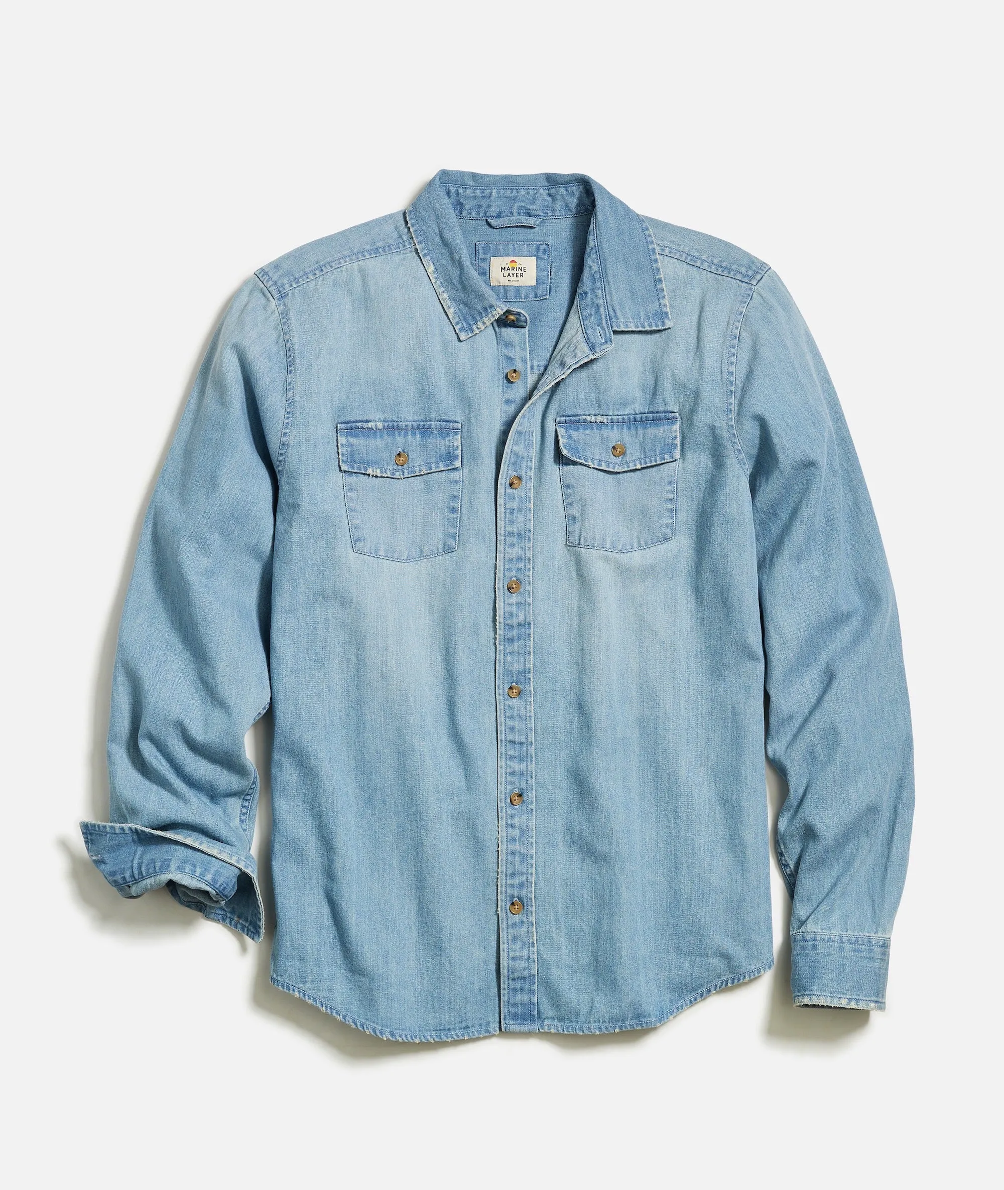 Classic Denim Overshirt sold by Marine Layer