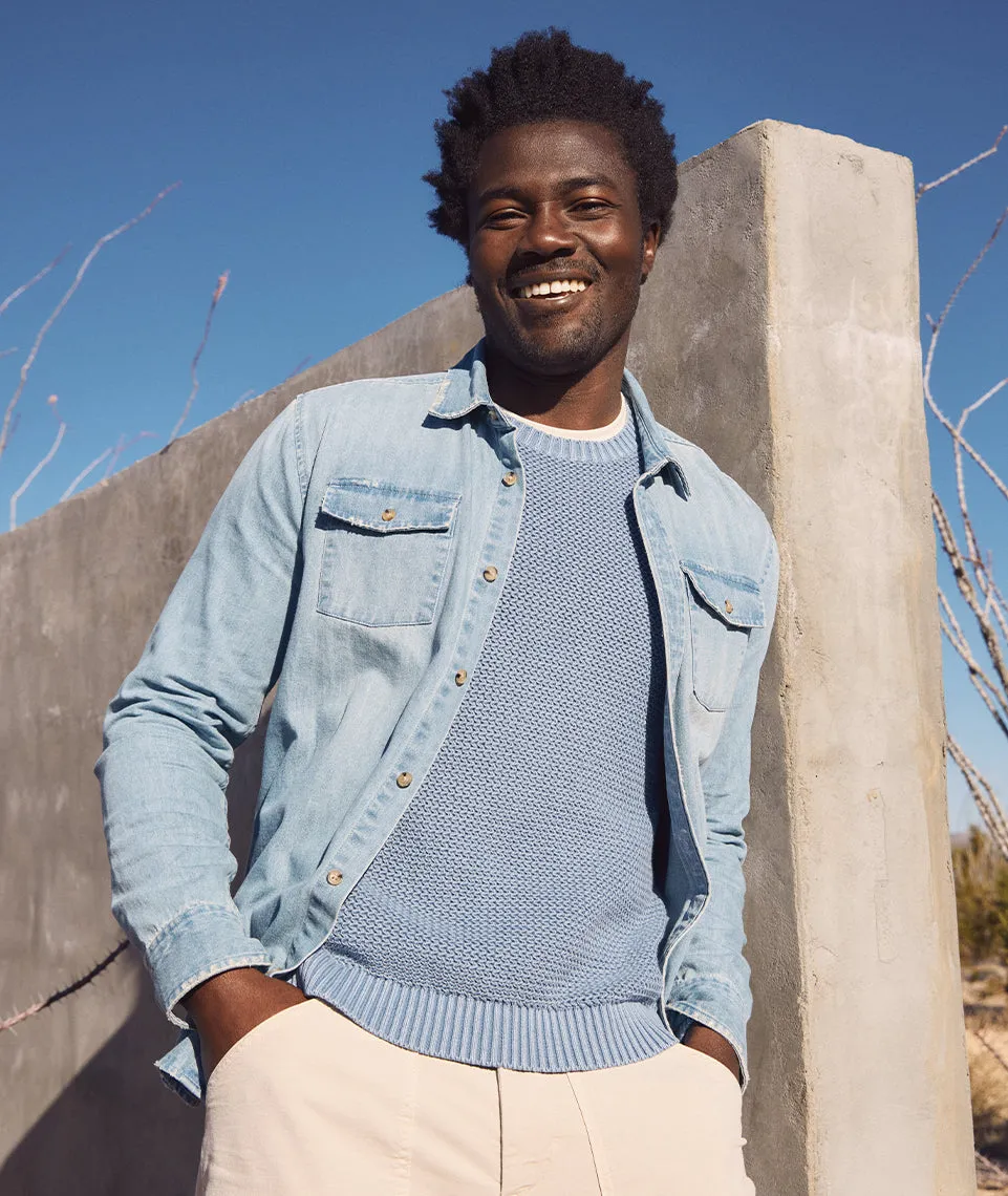 Classic Denim Overshirt sold by Marine Layer product image thumbnail 4