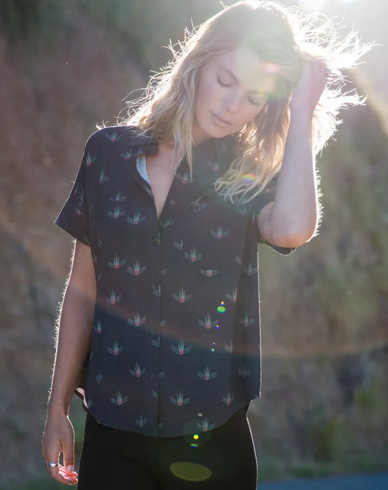 The Zoey Buttondown Top sold by Marine Layer product image thumbnail 3