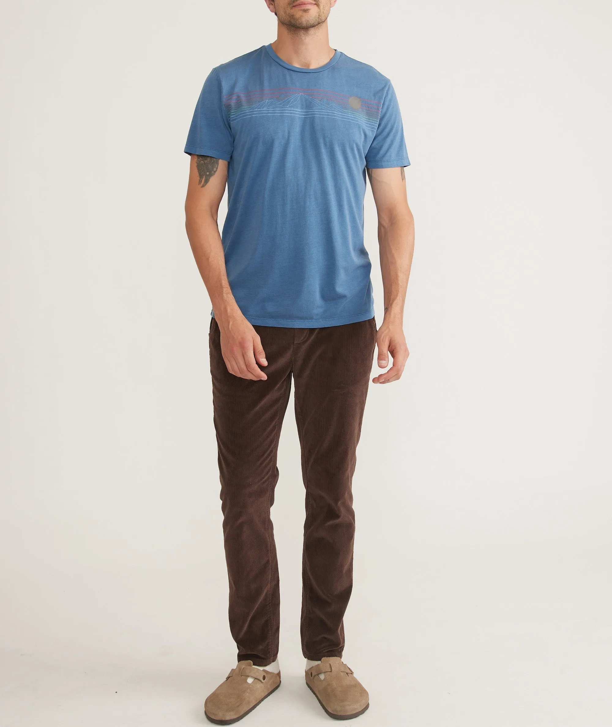 Signature Crew Graphic Tee sold by Marine Layer product image thumbnail 4