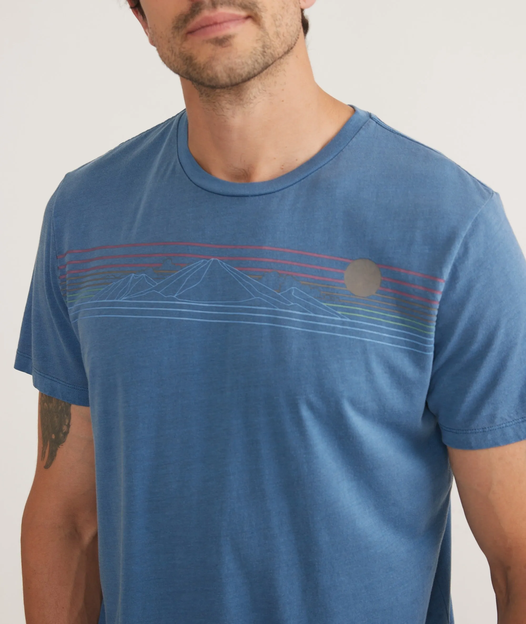 Signature Crew Graphic Tee sold by Marine Layer product image thumbnail 3
