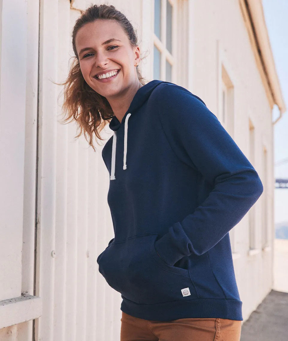 Women's Sunset Pullover Hoodie in True Navy sold by Marine Layer product image thumbnail 5