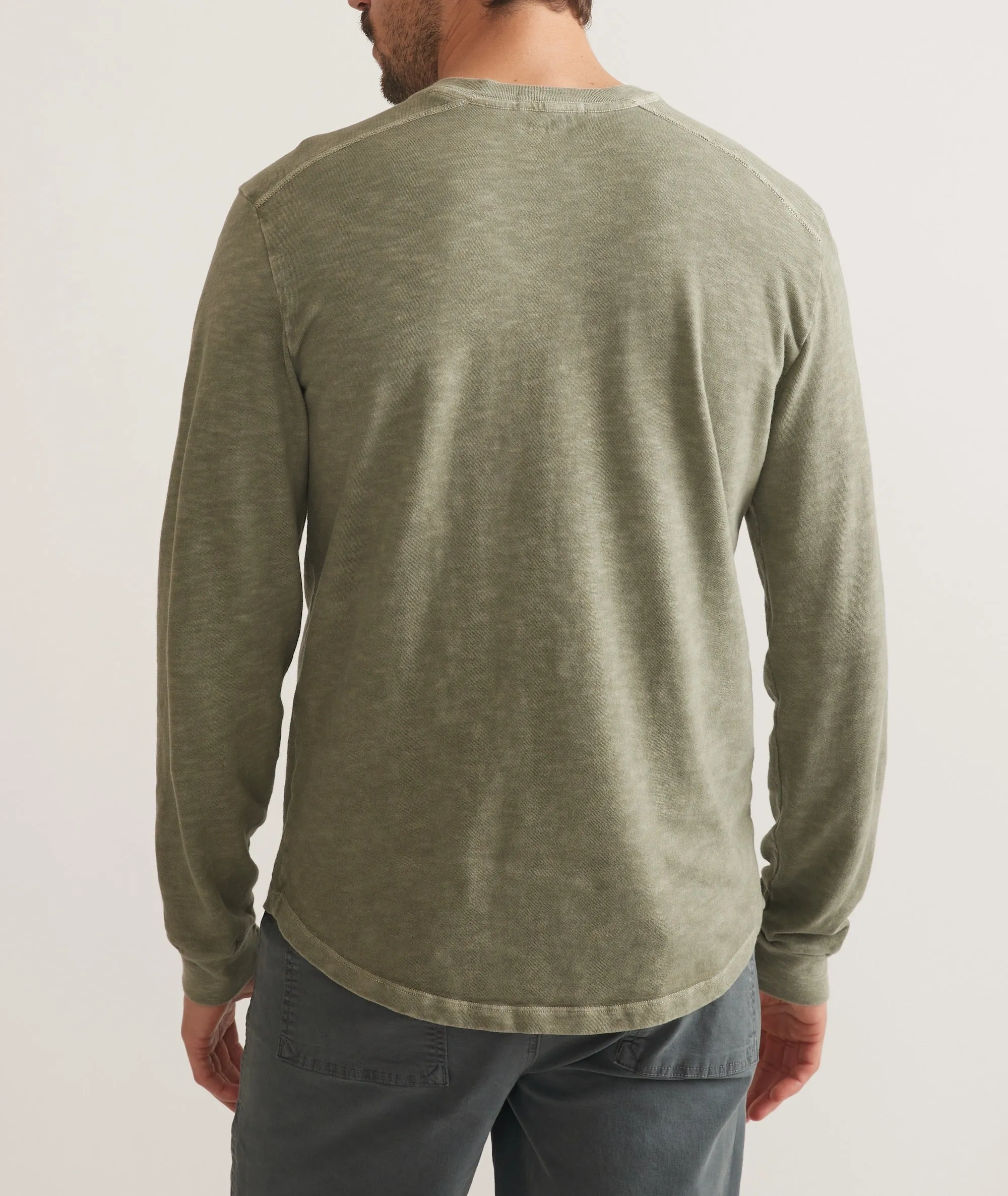 Vintage Heavy Slub Long Sleeve Henley sold by Marine Layer product image thumbnail 5