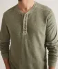 Vintage Heavy Slub Long Sleeve Henley sold by Marine Layer