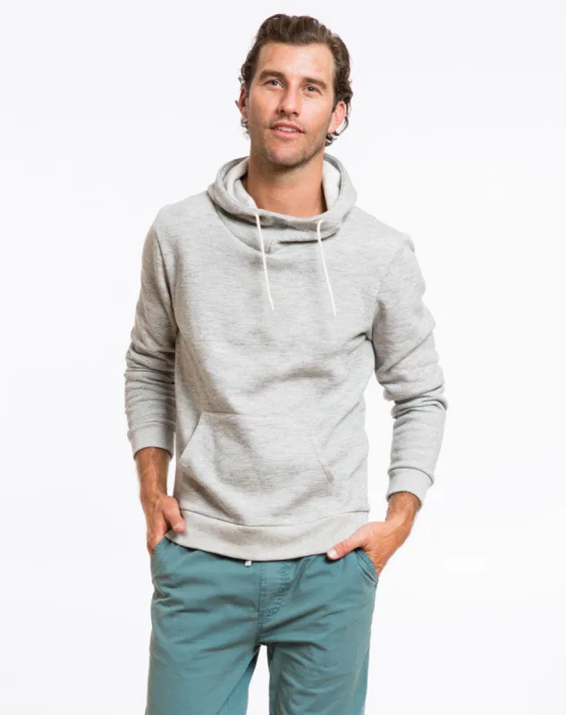 Cowlneck Hoodie - Heather Grey sold by Marine Layer