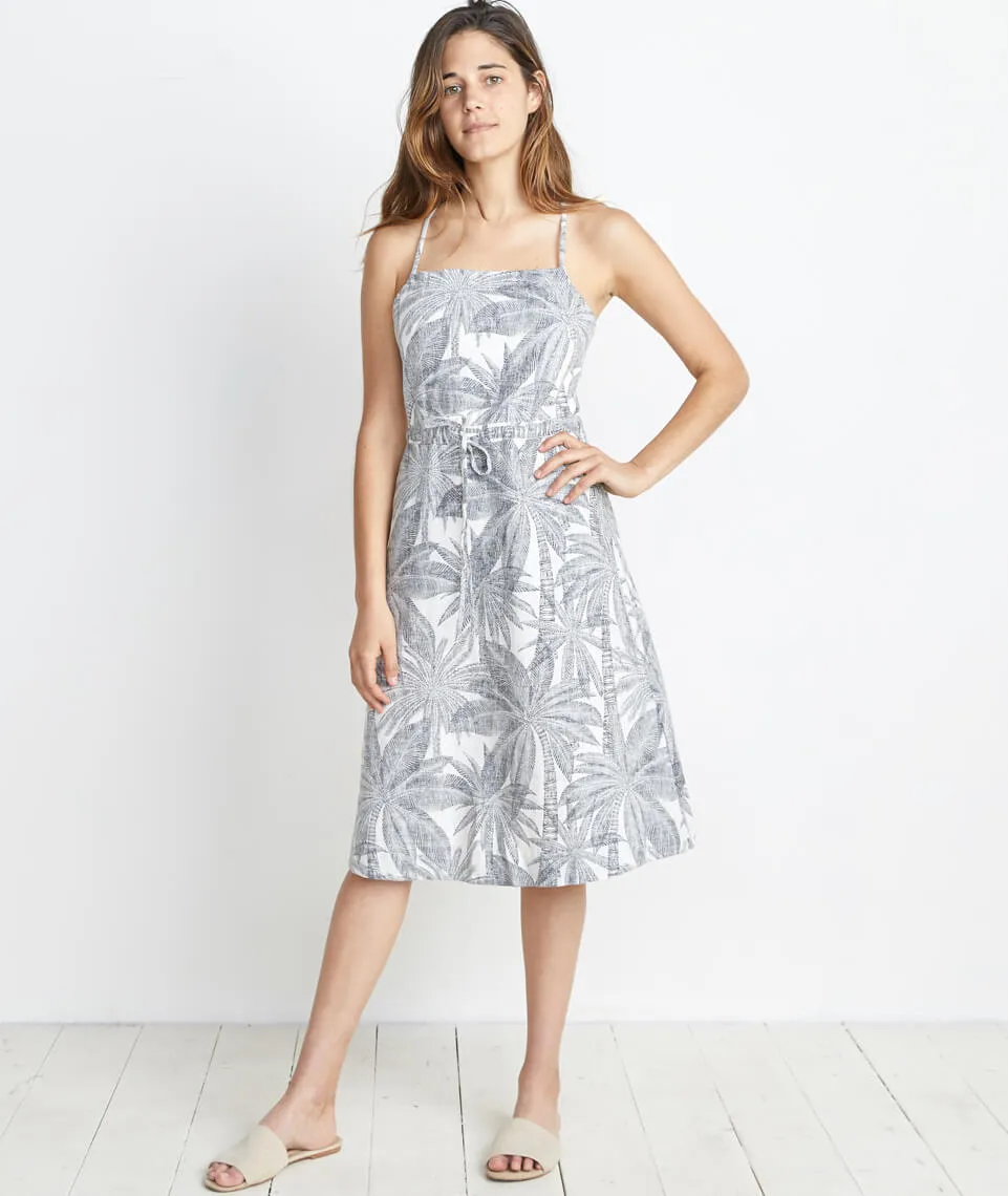 Lily Dress in Geo Palm Print sold by Marine Layer product image thumbnail 5