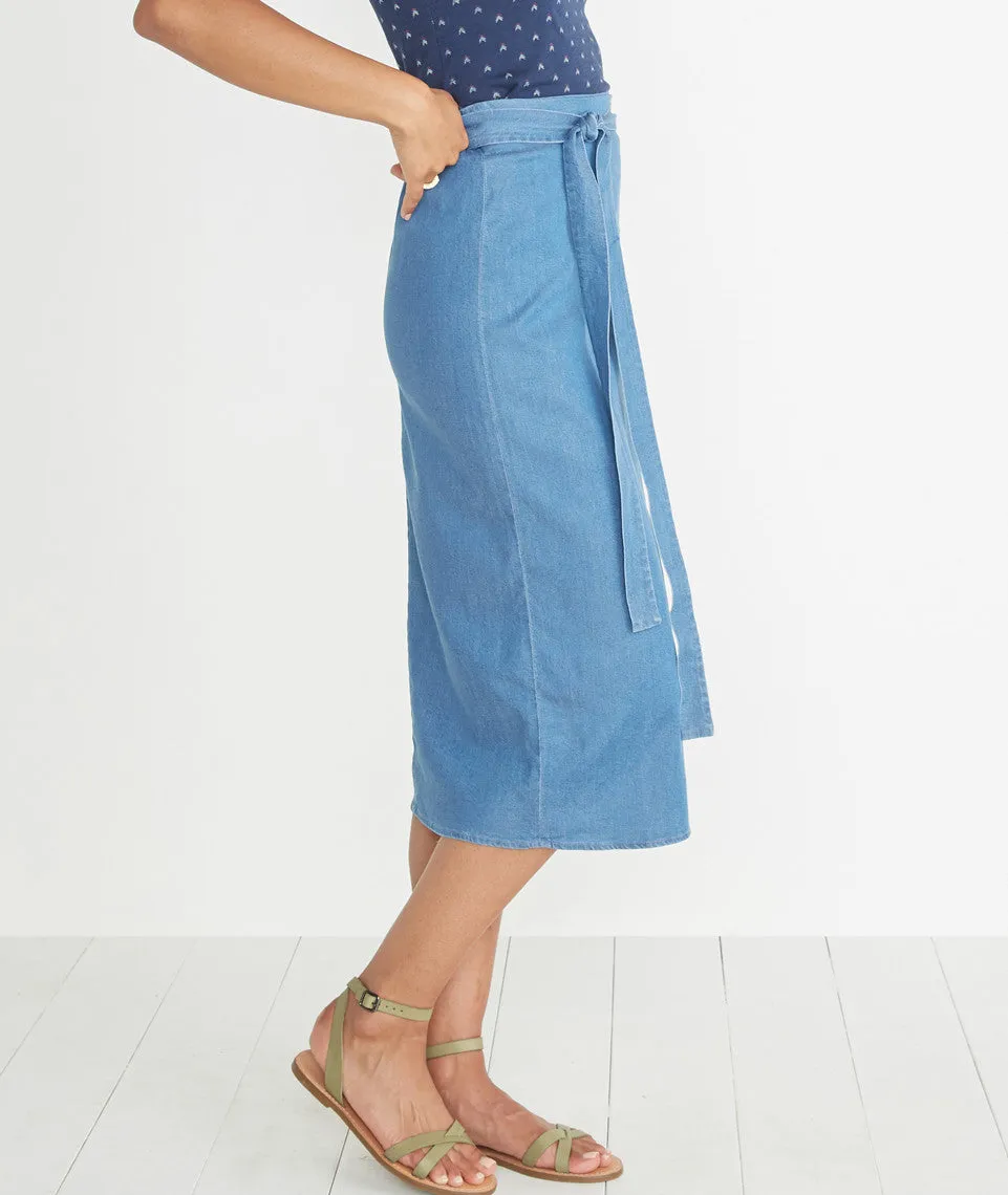 Mila Wrap Skirt sold by Marine Layer product image thumbnail 3
