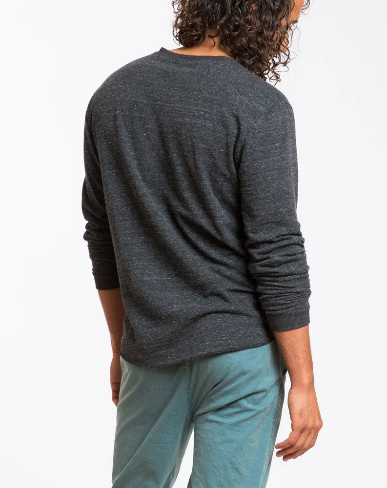 Double Knit Henley - Charcoal sold by Marine Layer product image thumbnail 3