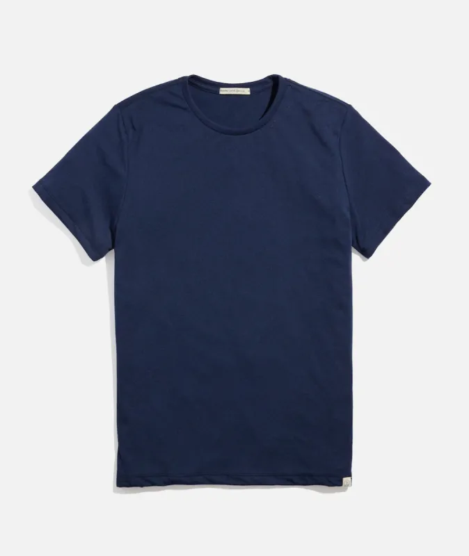 Men's Re-Spun Signature Crew in Navy sold by Marine Layer