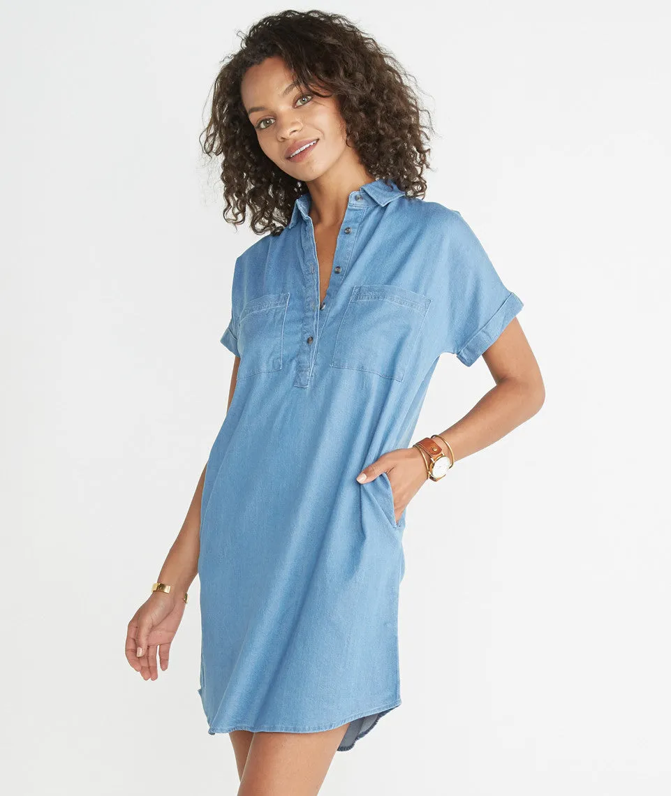 Daisy Chambray Tunic sold by Marine Layer